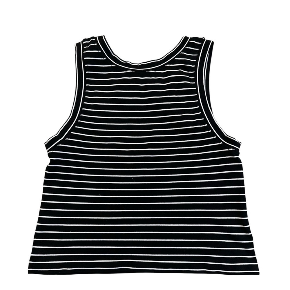 Free people Intimately strips black and white muscle tank top - Picture 4 of 5